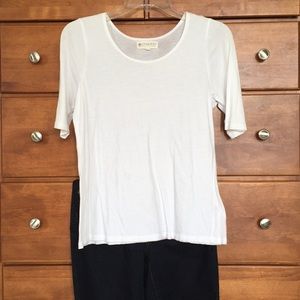 Synergy organic cotton white shirt.